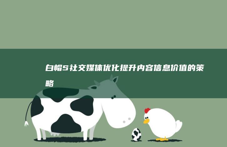提升内容信息价值的